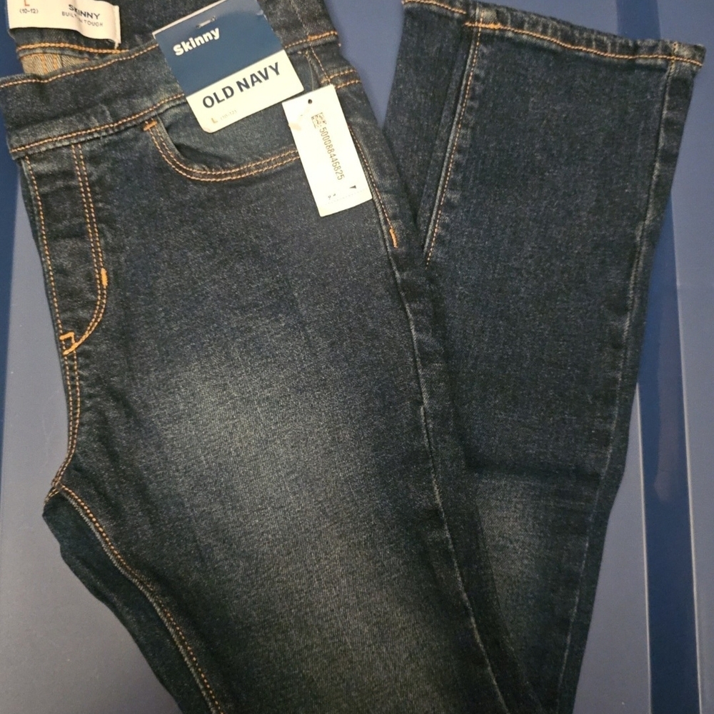 New Old Navy Girls Sz 10 Indigo Skinny Jeans